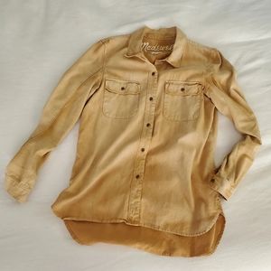 Madewell Tomboy Workshirt tan small
